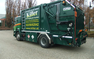 Bild von neuem Pressmüllfahrzeug